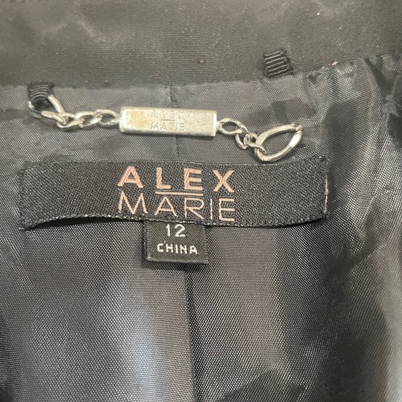 Alex Marie Black Blazer - Picture 2 of 2